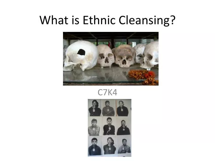 what is ethnic cleansing