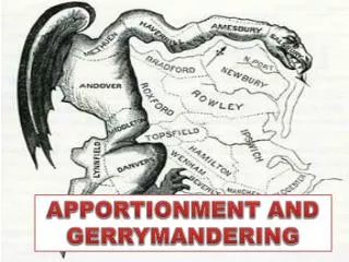APPORTIONMENT AND GERRYMANDERING