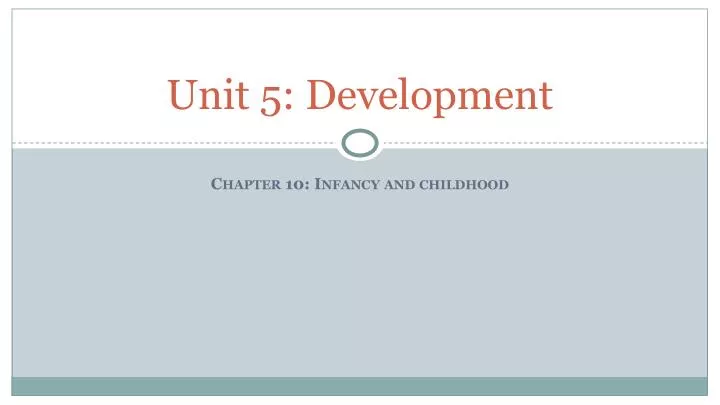 unit 5 development