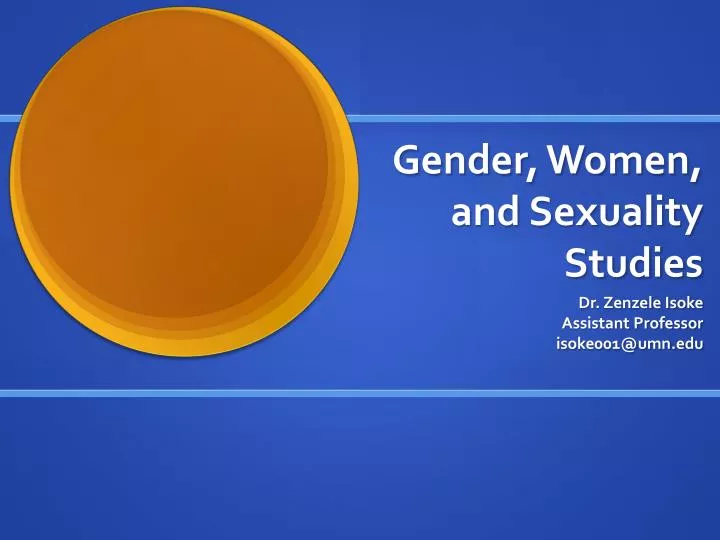 gender women and sexuality studies