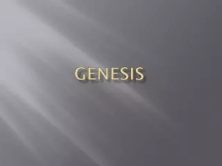 GENESIS