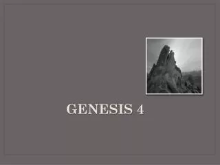 GENESIS 4