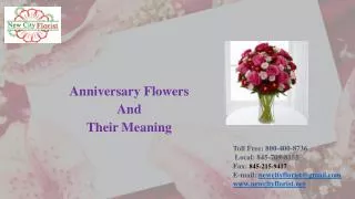 Anniversary Flowers And Their Meaning