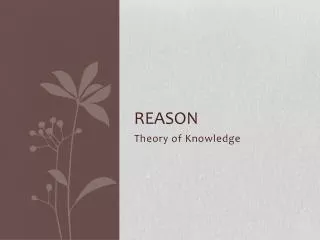 reason