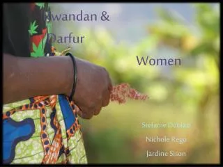 Rwandan &amp; 			Darfur 					Women
