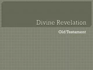 Divine Revelation