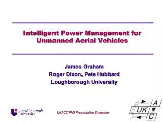 Intelligent Power Management for Unmanned Aerial Vehicles