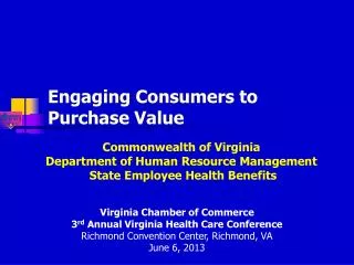 Engaging Consumers to Purchase Value