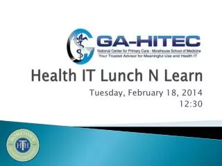 Health IT Lunch N Learn