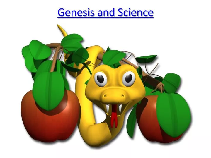 genesis and science