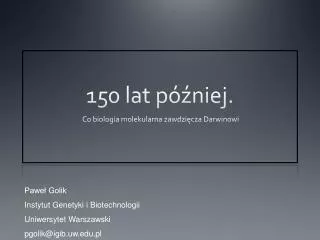 150 lat p niej