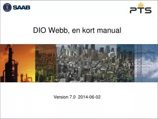 dio webb en kort manual