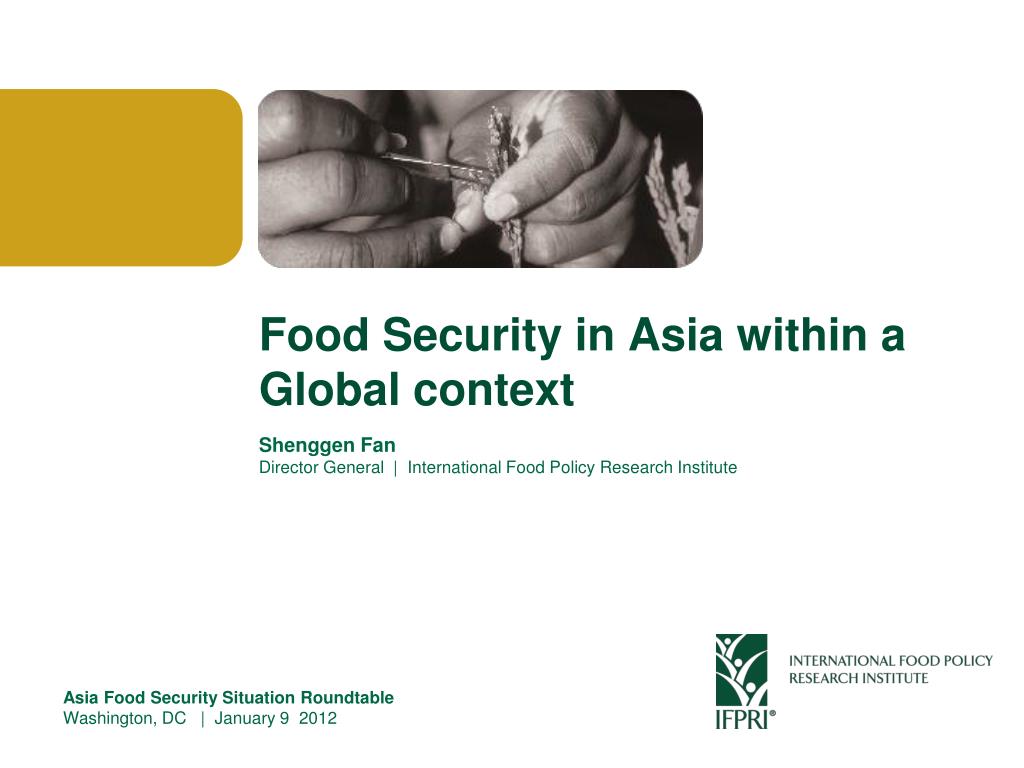 PPT - Food Security in Asia within a Global context PowerPoint ...