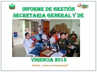 informe de gesti n secretaria general y de gobierno