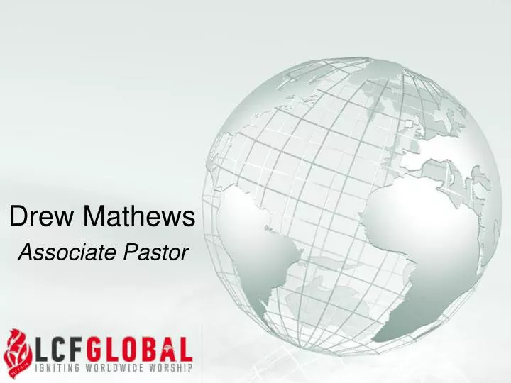 drew mathews associate pastor