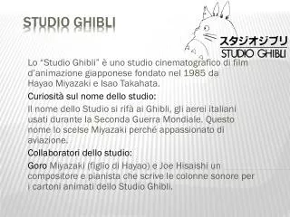 studio ghibli