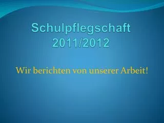 schulpflegschaft 2011 2012