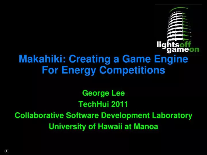 makahiki creating a game engine for energy competitions