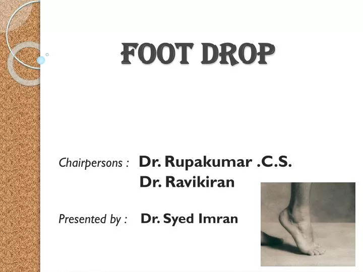 foot drop