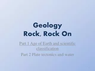 geology rock rock on