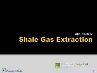 Shale Gas Extraction