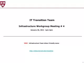 IT Transition Team