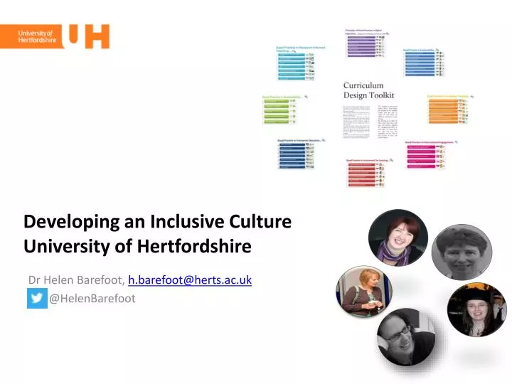 developing an inclusive culture university of hertfordshire