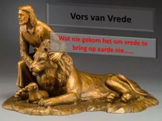 vors van vrede