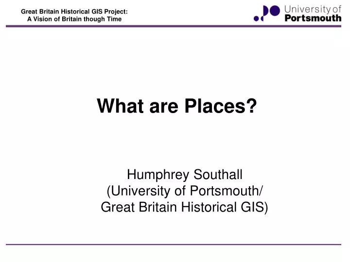 what are places