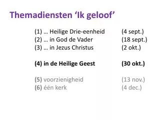 themadiensten ik geloof