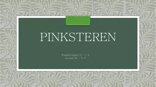 Pinksteren