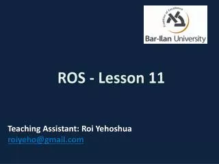 ROS - Lesson 11