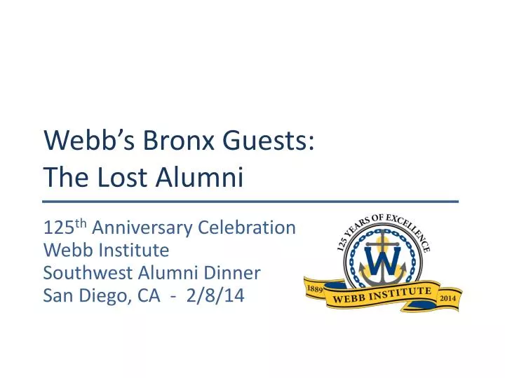webb s bronx guests the lost alumni