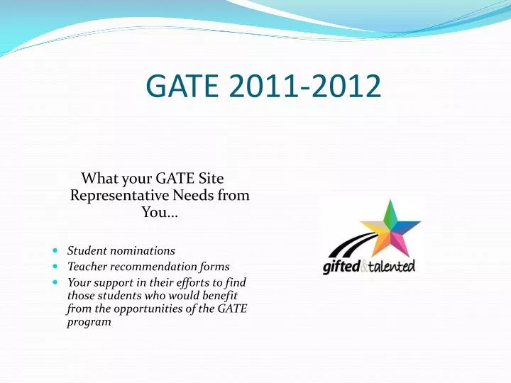 gate 2011 2012