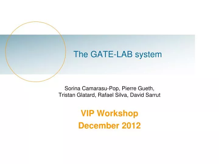 the gate lab system
