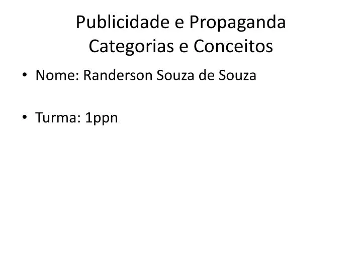 publicidade e propaganda categorias e conceitos