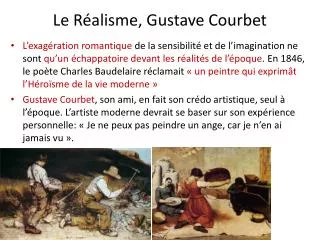 le r alisme gustave courbet