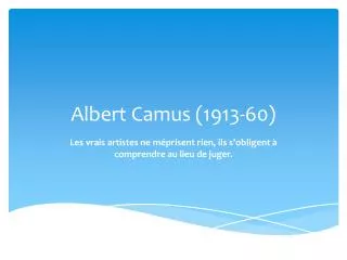 albert camus 1913 60