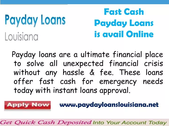 fast cash payday loans is avail online