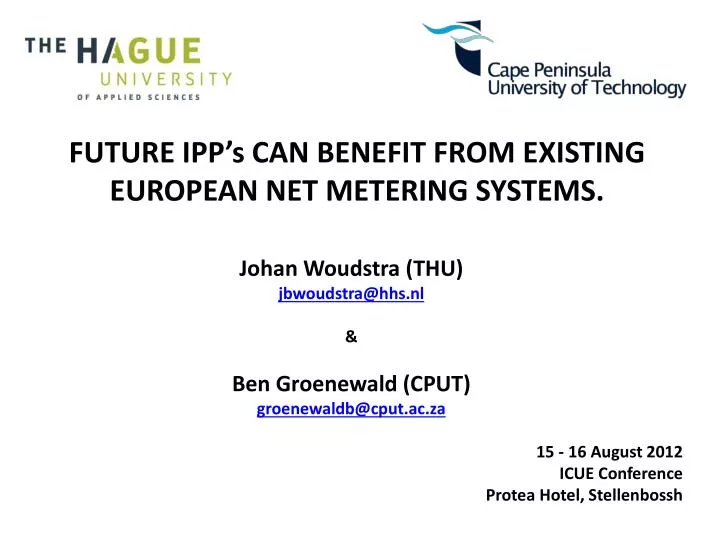 future ipp s can benefit from existing european net metering systems