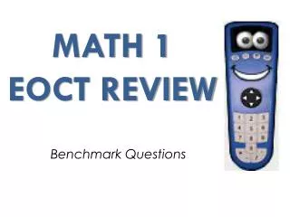 MATH 1 EOCT REVIEW