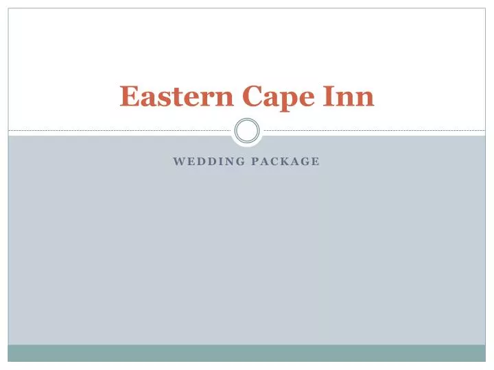 eastern cape inn