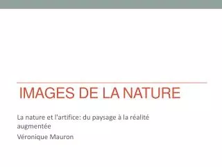 images de la nature