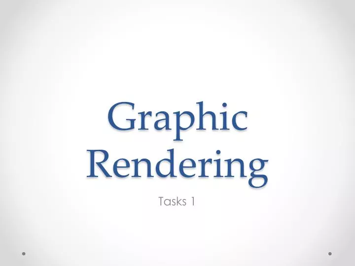 graphic rendering