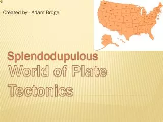 World of Plate Tectonics