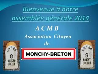 bienvenue notre assembl e g n rale 2014