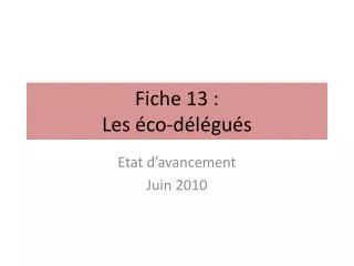 fiche 13 les co d l gu s