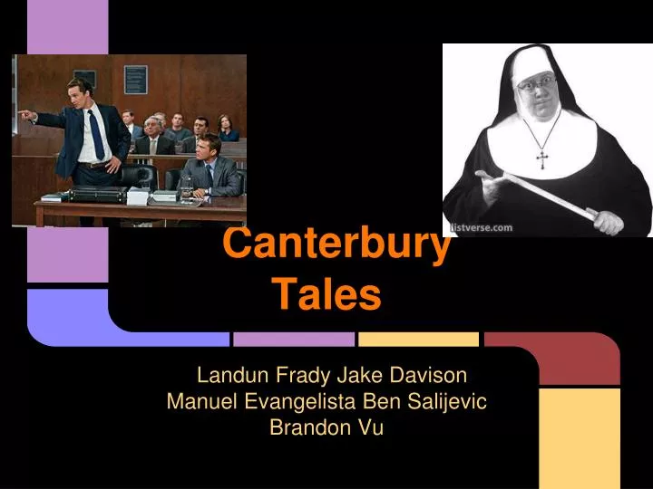 canterbury tales