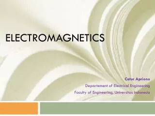 Electromagnetics