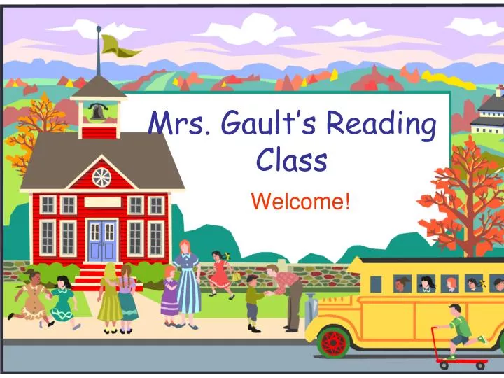 mrs gault s reading class